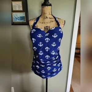 Retro Anchor Swimsuit